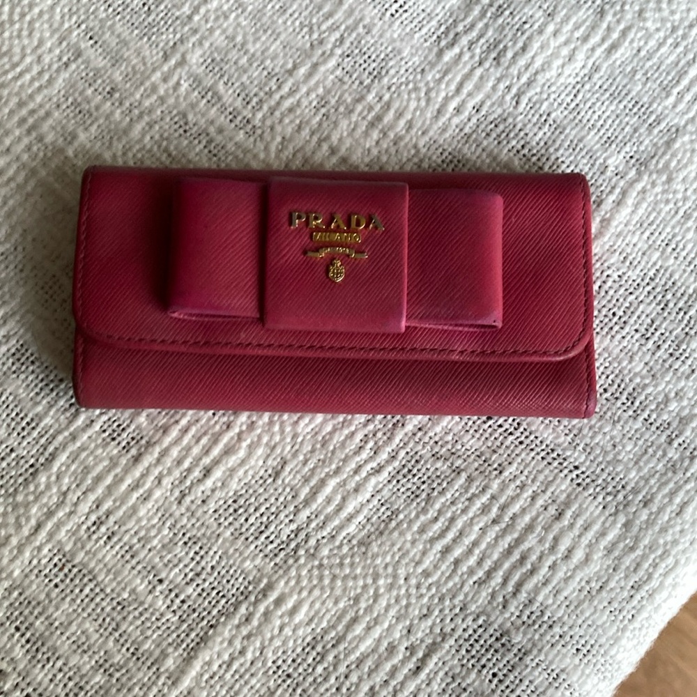 Prada Pink key/card holder